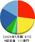 ＩＧポート 貸借対照表 2020年5月期