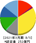 ＢＳＮメディアホールディングス 貸借対照表 2021年3月期