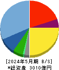 パソナグループ 貸借対照表 2024年5月期