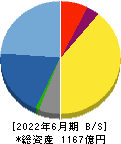 グリー 貸借対照表 2022年6月期