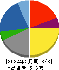 東洋電機製造 貸借対照表 2024年5月期