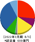 ミマキエンジニアリング 貸借対照表 2022年3月期