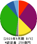 サンウェルズ 貸借対照表 2023年9月期