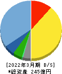 福井コンピュータホールディングス 貸借対照表 2022年3月期