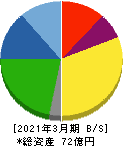 テイン 貸借対照表 2021年3月期