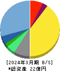 ココペリ 貸借対照表 2024年3月期