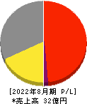 チームスピリット 損益計算書 2022年8月期