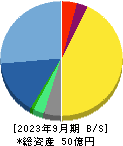 ファインデックス 貸借対照表 2023年9月期