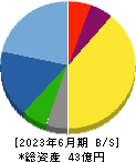 パルステック工業 貸借対照表 2023年6月期