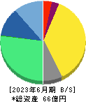 システムソフト 貸借対照表 2023年6月期