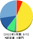 ＤＮＡチップ研究所 貸借対照表 2022年3月期