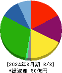 アテクト 貸借対照表 2024年6月期