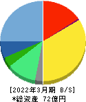 サイバートラスト 貸借対照表 2022年3月期