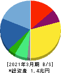 飯田グループホールディングス 貸借対照表 2021年3月期