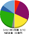 テスク 貸借対照表 2021年3月期