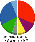 ダイヤモンドエレクトリックホールディングス 貸借対照表 2023年9月期