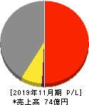 川口化学工業 損益計算書 2019年11月期