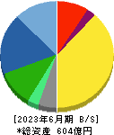 アネスト岩田 貸借対照表 2023年6月期