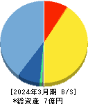 Ｇｅｏｌｏｃａｔｉｏｎ　Ｔｅｃｈｎｏｌｏｇｙ 貸借対照表 2024年3月期