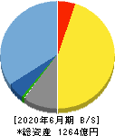 グリー 貸借対照表 2020年6月期