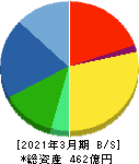 ベルテクスコーポレーション 貸借対照表 2021年3月期