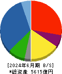 五洋建設 貸借対照表 2024年6月期