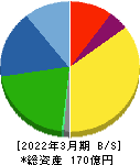 ヤマダコーポレーション 貸借対照表 2022年3月期