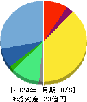 ココペリ 貸借対照表 2024年6月期 ココペリ 貸借対照表 2024年6月期