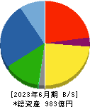 アジアパイルホールディングス 貸借対照表 2023年6月期