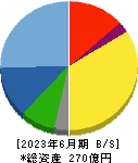 テクノスマート 貸借対照表 2023年6月期