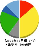 ＲＫＢ毎日ホールディングス 貸借対照表 2023年12月期