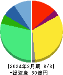 日本情報クリエイト 貸借対照表 2024年3月期