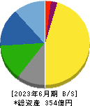 天龍製鋸 貸借対照表 2023年6月期