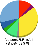 サイバートラスト 貸借対照表 2023年6月期