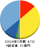 ＧＥＮＯＶＡ 貸借対照表 2024年3月期