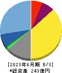 エヌアイデイ 貸借対照表 2023年6月期