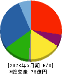 川口化学工業 貸借対照表 2023年5月期