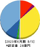 坪田ラボ 貸借対照表 2023年6月期