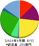 ミダックホールディングス 貸借対照表 2023年9月期