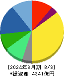 参天製薬 貸借対照表 2024年6月期