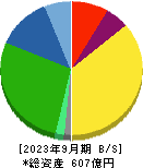 富士紡ホールディングス 貸借対照表 2023年9月期