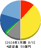 ブロードマインド 貸借対照表 2024年3月期