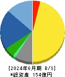 テセック 貸借対照表 2024年6月期