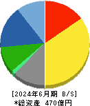 エステー 貸借対照表 2024年6月期