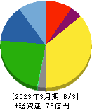 テイン 貸借対照表 2023年3月期