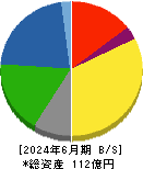 スガイ化学工業 貸借対照表 2024年6月期