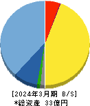 ノムラシステムコーポレーション 貸借対照表 2024年3月期