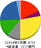 シンフォニアテクノロジー 貸借対照表 2024年6月期