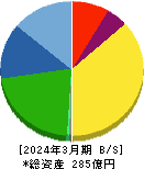 恵和 貸借対照表 2024年3月期