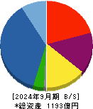 明和地所 貸借対照表 2024年9月期 明和地所 貸借対照表 2024年9月期